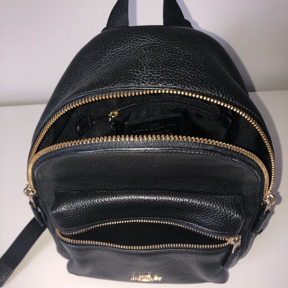 COACH Mini Charlie Backpack Rucksack Billie 38263 37621 Black - Picture 4 of 5